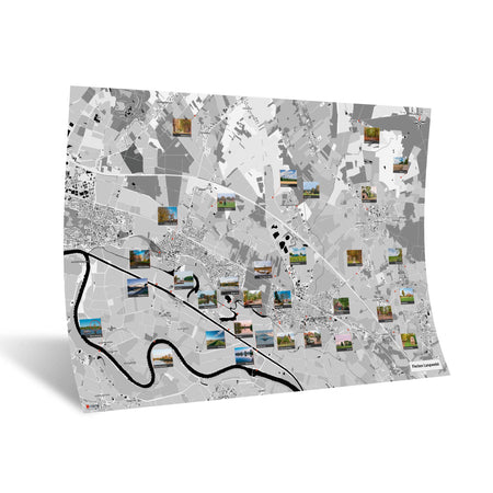 Langwedel-Heimatkarte [Kaia Design] Weltkarte Landkarte Stadtkarte von mapdid