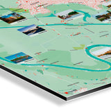 Langwedel-Heimatkarte [Nani Design] Detail | Weltkarte Landkarte Stadtkarte von mapdid
