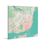 Lissabon-Karte [Nani Design] Weltkarte Landkarte Stadtkarte von mapdid