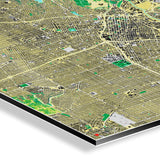 Los Angeles-Karte [Jalma Design] Detail | Weltkarte Landkarte Stadtkarte von mapdid