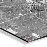 Los Angeles-Karte [Kaia Design] Detail | Weltkarte Landkarte Stadtkarte von mapdid