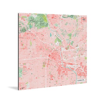 Los Angeles-Karte [Nani Design] Weltkarte Landkarte Stadtkarte von mapdid