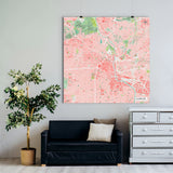 Los Angeles-Karte [Nani Design] im Raum 1 | Weltkarte Landkarte Stadtkarte von mapdid