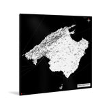 Mallorca-Karte [Kaia Design] Weltkarte Landkarte Stadtkarte von mapdid