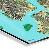 Manhattan-Karte [Jalma Design] Details | Weltkarte Landkarte Stadtkarte von mapdid