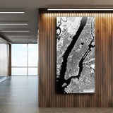 Manhattan-Karte [Kaia Design] im Raum 1 | Weltkarte Landkarte Stadtkarte von mapdid