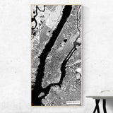 Manhattan-Karte [Kaia Design] im Raum 2 | Weltkarte Landkarte Stadtkarte von mapdid