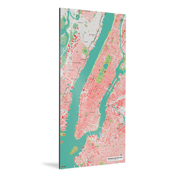 Manhattan-Karte [Nani Design] Weltkarte Landkarte Stadtkarte von mapdid