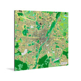 München-Karte [Jalma Design] Weltkarte Landkarte Stadtkarte von mapdid