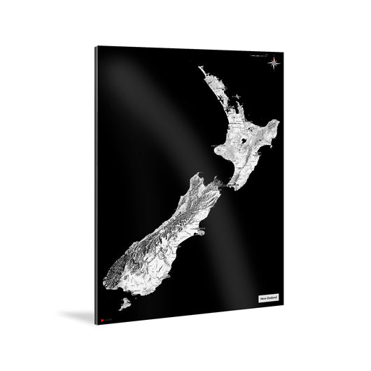 Neuseeland-Landkarte [Kaia Design] Weltkarte Landkarte Stadtkarte von mapdid
