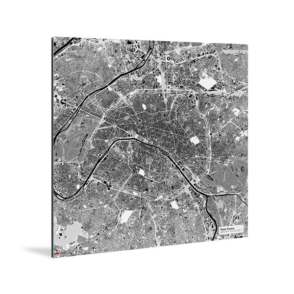 Paris-Karte [Kaia Design] Weltkarte Landkarte Stadtkarte von mapdid