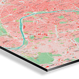 Paris-Karte [Nani Design] Details | Weltkarte Landkarte Stadtkarte von mapdid