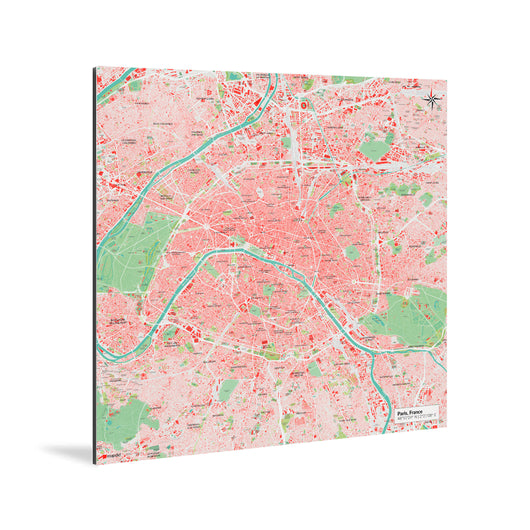 Paris-Karte [Nani Design] Weltkarte Landkarte Stadtkarte von mapdid