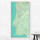 Portugal-Karte [Nani Design] im Raum 2 | Weltkarte Landkarte Stadtkarte von mapdid