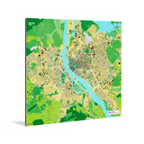 Riga-Karte [Jalma Design] Weltkarte Landkarte Stadtkarte von mapdid