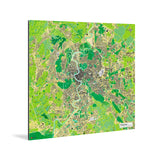 Rom-Karte [Jalma Design] Weltkarte Landkarte Stadtkarte von mapdid