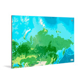 Russland-Landkarte [Jalma Design] Weltkarte Landkarte Stadtkarte von mapdid