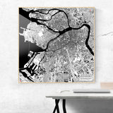 Sankt Petersburg-Karte [Kaia Design] im Raum 2 | Weltkarte Landkarte Stadtkarte von mapdid