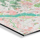 Seoul-Karte [Nani Design] Detail | Weltkarte Landkarte Stadtkarte von mapdid