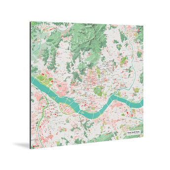 Seoul-Karte [Nani Design] Weltkarte Landkarte Stadtkarte von mapdid