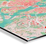Stockholm-Karte [Nani Design] Details | Weltkarte Landkarte Stadtkarte von mapdid