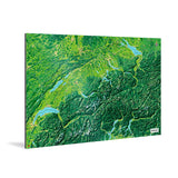 Schweiz-Karte [Jalma Design] Weltkarte Landkarte Stadtkarte von mapdid