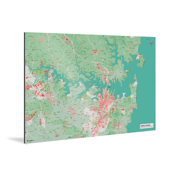 Sydney-Karte [Nani Design] Weltkarte Landkarte Stadtkarte von mapdid