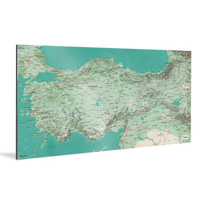Türkei-Karte [Nani Design] Weltkarte Landkarte Stadtkarte von mapdid