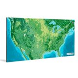 USA-Karte [Jalma Design] Weltkarte Landkarte Stadtkarte von mapdid