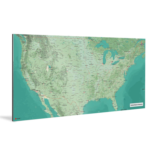 USA-Karte [Nani Design] Weltkarte Landkarte Stadtkarte von mapdid