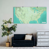 USA-Karte [Nani Design] im Raum 1 | Weltkarte Landkarte Stadtkarte von mapdid