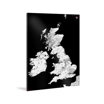 Vereinigtes Königreich-Karte [Kaia Design] Weltkarte Landkarte Stadtkarte von mapdid