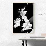 Vereinigtes Königreich-Karte [Kaia Design] im Raum 2 | Weltkarte Landkarte Stadtkarte von mapdid