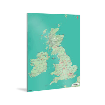 Vereinigtes Königreich-Karte [Nani Design] Weltkarte Landkarte Stadtkarte von mapdid