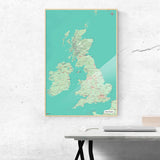 Vereinigtes Königreich-Karte [Nani Design] im Raum 2 | Weltkarte Landkarte Stadtkarte von mapdid