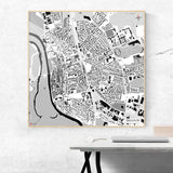 Verden-Karte [Kaia Design] im Raum 2 | Weltkarte Landkarte Stadtkarte von mapdid