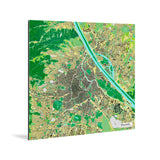 Wien-Karte [Jalma Design] Weltkarte Landkarte Stadtkarte von mapdid