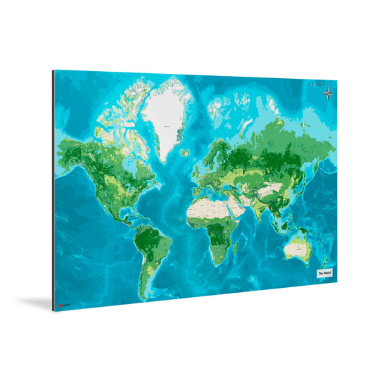 Weltkarte [Jalma Design] Weltkarte Landkarte Stadtkarte von mapdid