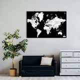 Weltkarte [Kaia Design] im Raum 1 | Weltkarte Landkarte Stadtkarte von mapdid