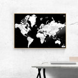 Weltkarte [Kaia Design] im Raum 2 | Weltkarte Landkarte Stadtkarte von mapdid