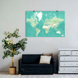 Weltkarte [Nani Design] im Raum 1 | Weltkarte Landkarte Stadtkarte von mapdid